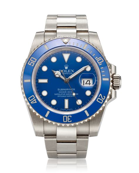 rolex submariner smurf stainless steel|Rolex Submariner 18k white gold.